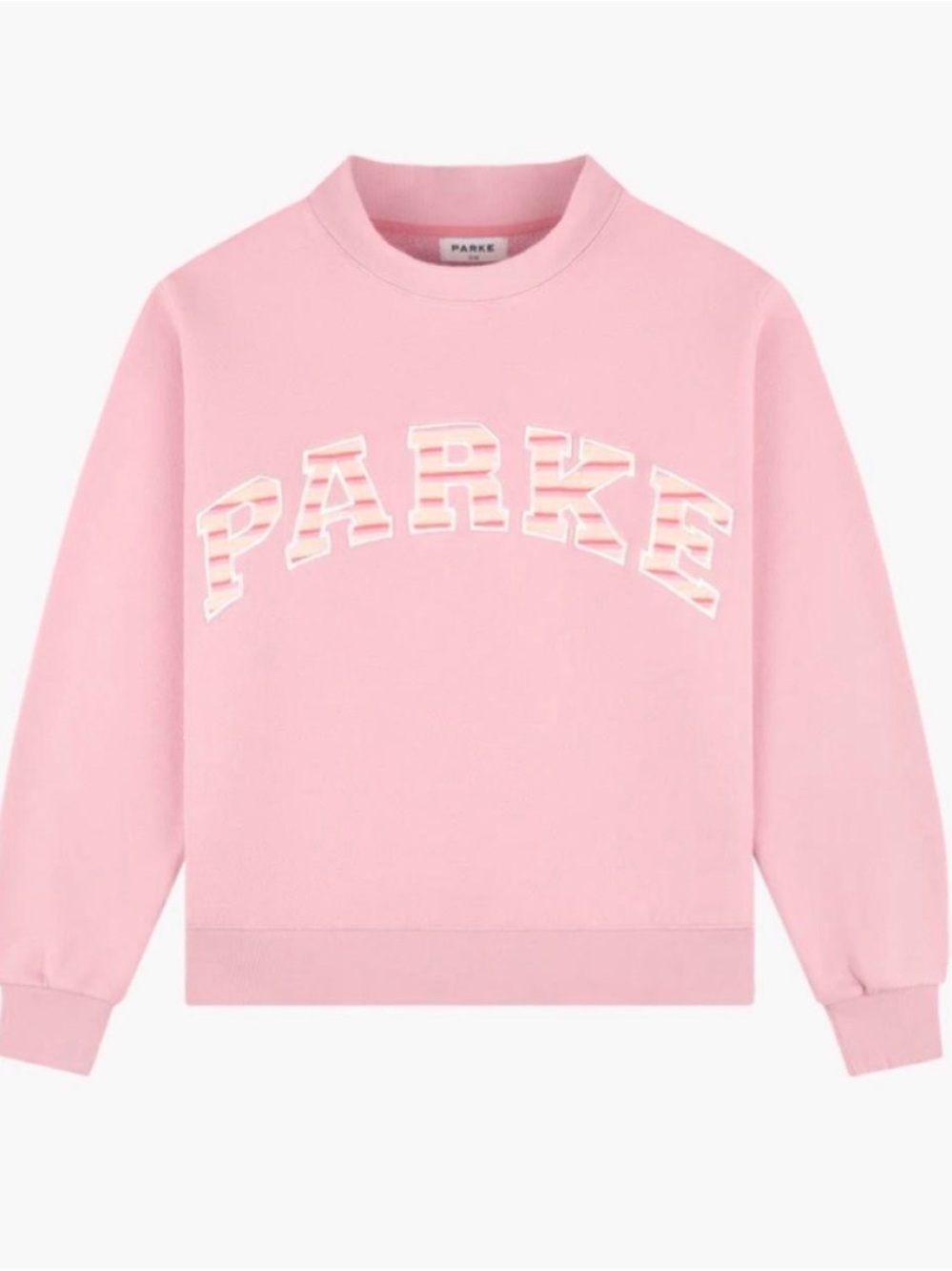 Parke Varsity Mockneck Sweatshirts it’s A Girl in sweet pea s/m